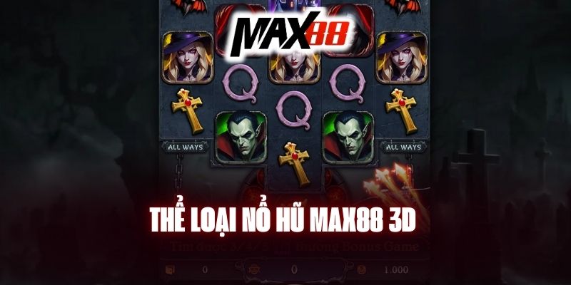 Thể loại nổ hũ Max88 3D